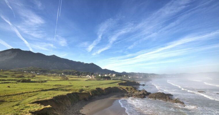 La playa de Caravia Baja en Asturias