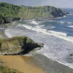 Playa de Aguilera en San Martín de Podes en Asturias